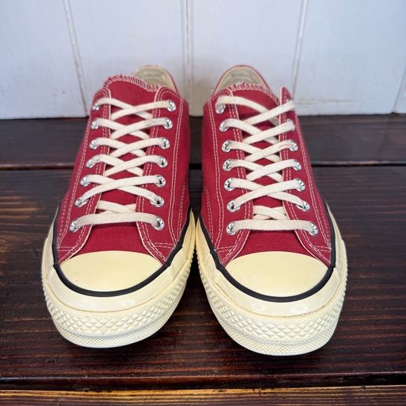 Converse Chuck Taylor All Star Low-Top Sneakers – Red – Men’s 10.5 - Picture 3 of 9